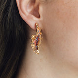 Cristatella Fuchsia Earrings