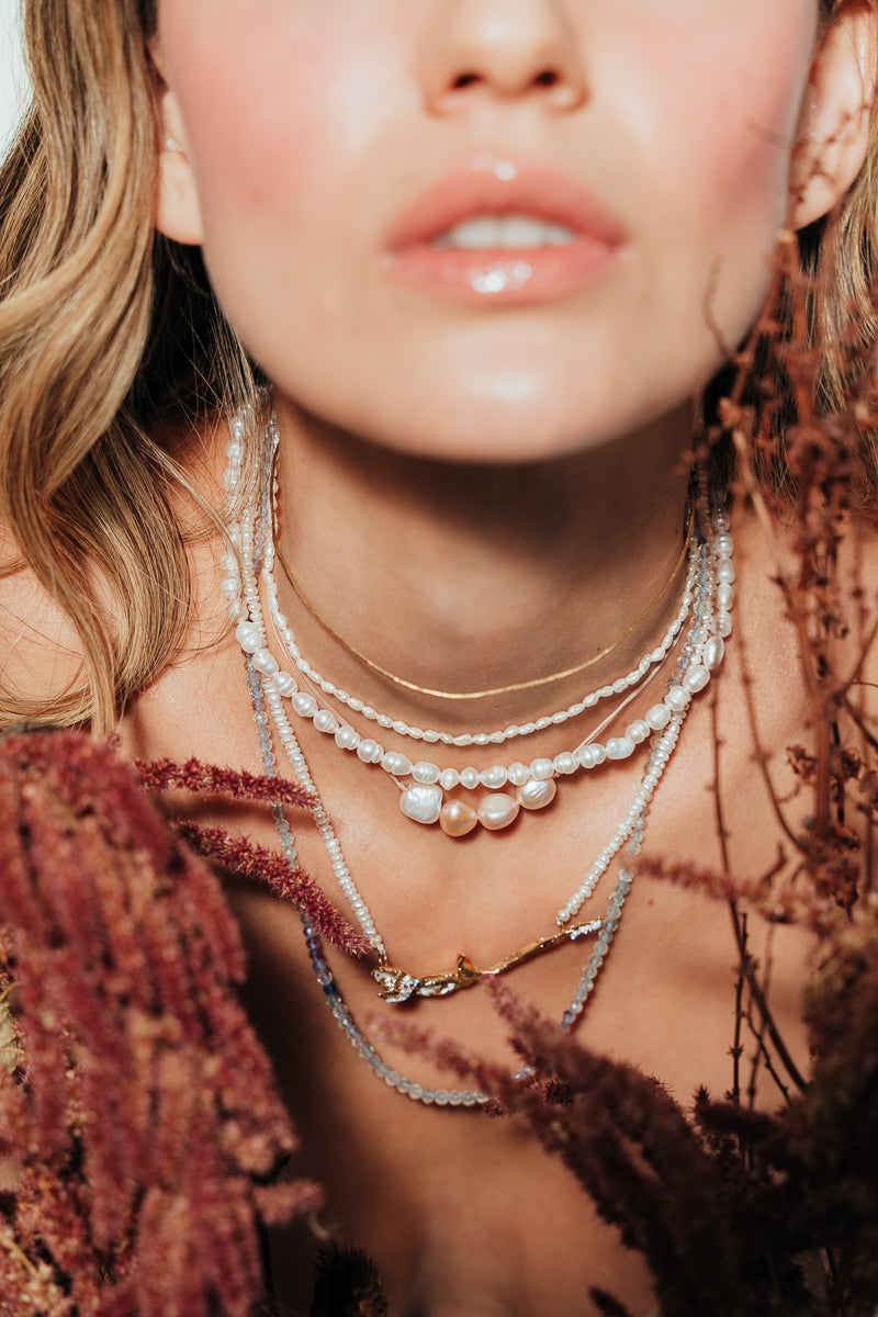 newsweetspot アクセサリー Provenzal Breeze Beaded pearl Necklace – CAPAJEWELRY