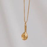Gold plated Magnifying Glass Necklace