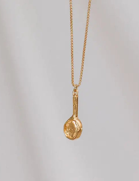 Gold plated Magnifying Glass Necklace
