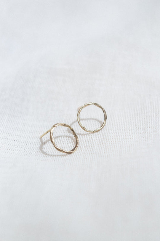 Small Hoop Stud Earrings