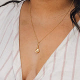 Gold plated Magnifying Glass Necklace