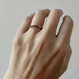 Carbon Vainita Ring - Size 6.5