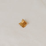 Gold Plated Book Brooch