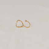 Gold Plated Stethoscope Brooch