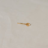 Gold Plated Spoon Brooch
