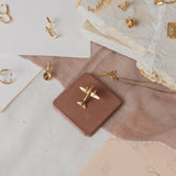 Gold Plated Spoon Brooch