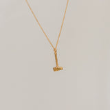 Gold Plated Hammer Necklace