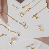 Gold Plated Stethoscope Brooch