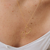 Gold Plated Stethoscope Necklace