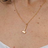 Gold Plated Hammer Necklace