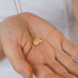 Gold Plated Camera Necklace