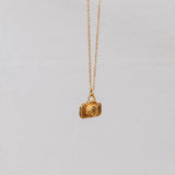 Gold Plated Camera Necklace