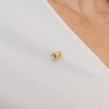 Gold Plated Mug Brooch