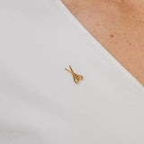 Gold Plated Scissors Brooch