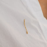 Gold Plated Paintbrush Brooch