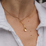 Gold Plated Spoon Necklace