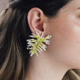 Philoendro Tropical Leaves Earrings