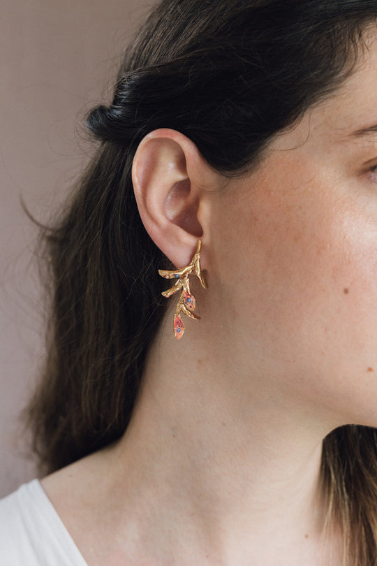 Weed Tangled  Earrings