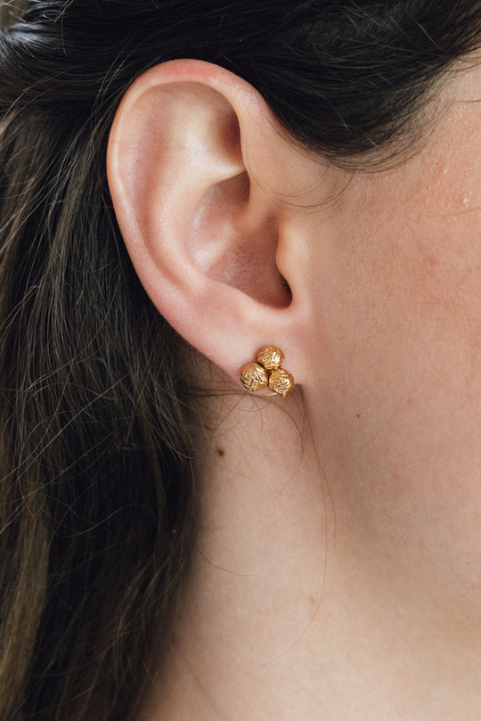 Corozo Stud Earrings