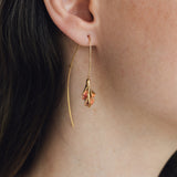 Capullo fuchsia Earrings