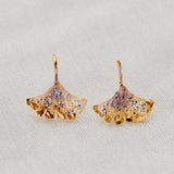 Ginkgo Stud Earrings
