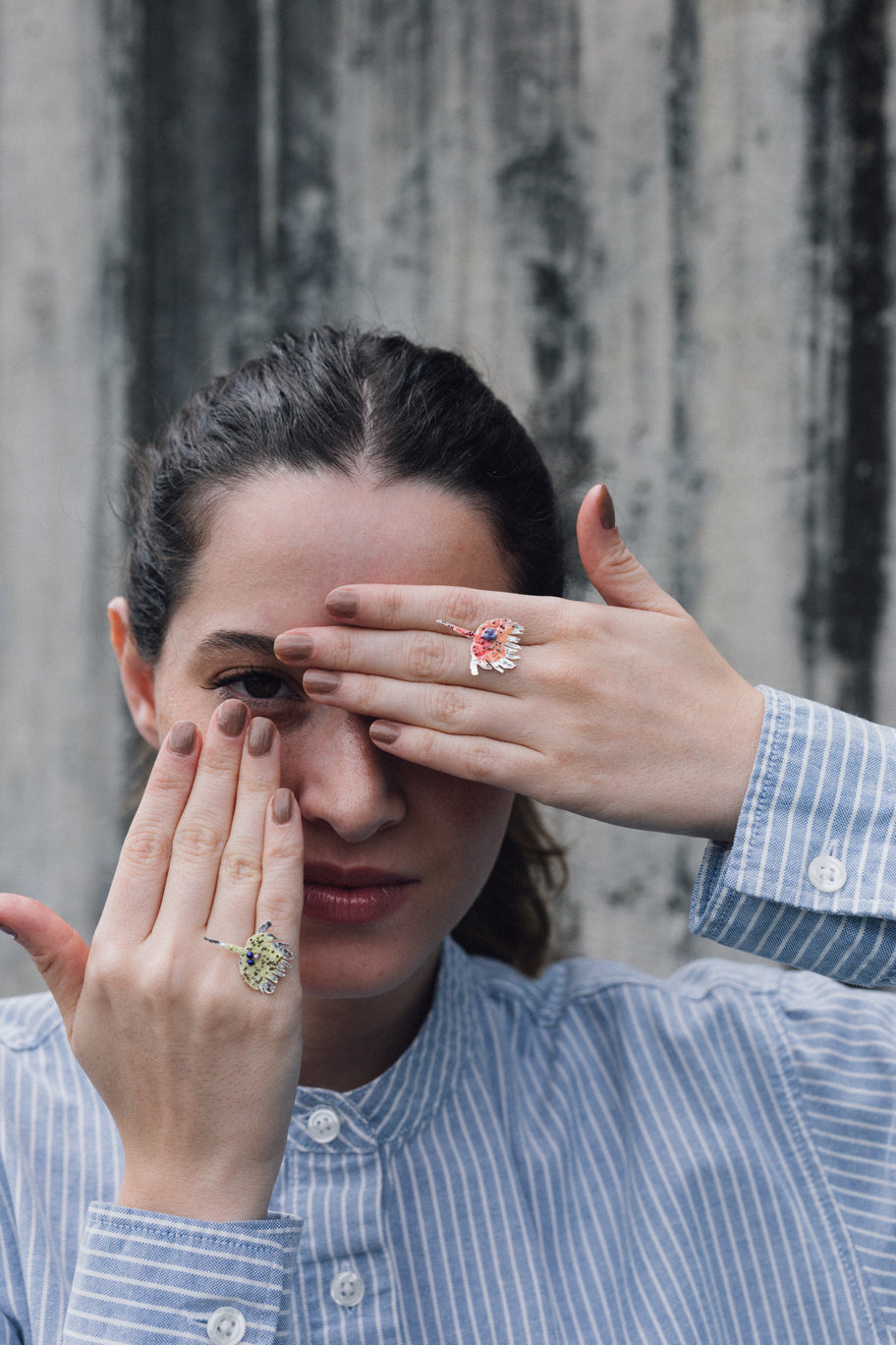 Palm Stud Earrings