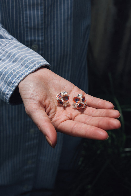 Galaxea Coral Earrings