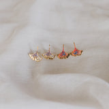 Ginkgo Stud Earrings