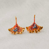 Ginkgo Stud Earrings