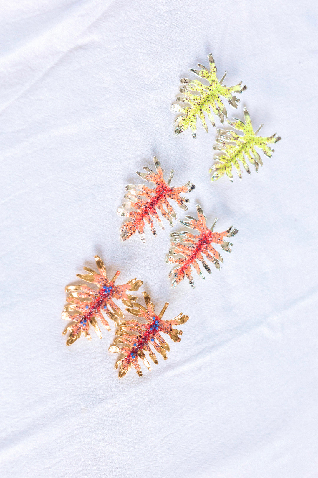 Philoendro Tropical Leaves Earrings