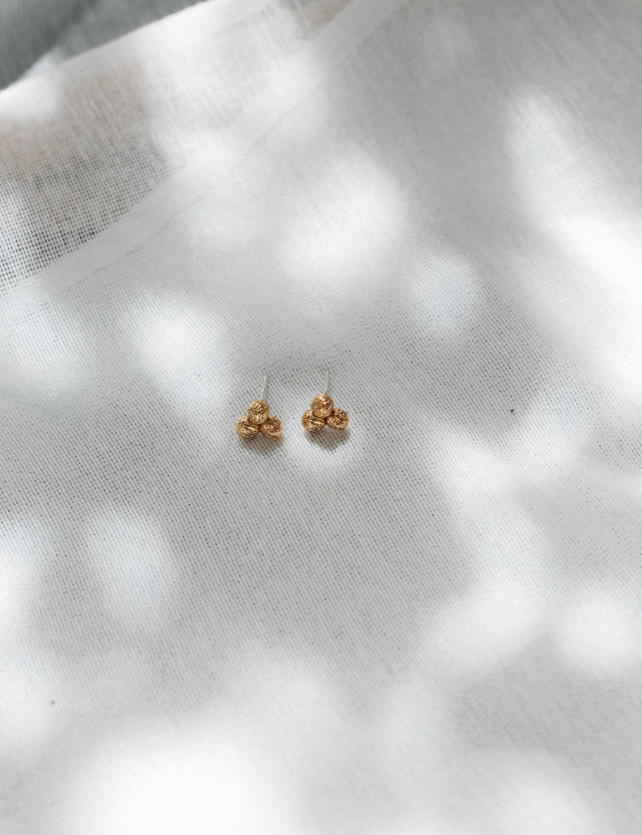 Corozo Stud Earrings