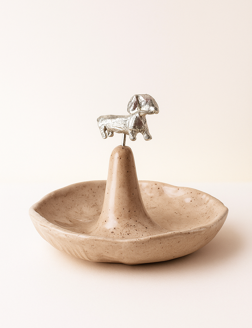 Dachshund Ceramic Jewelry Dish