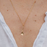 Gold Plated Spoon Necklace