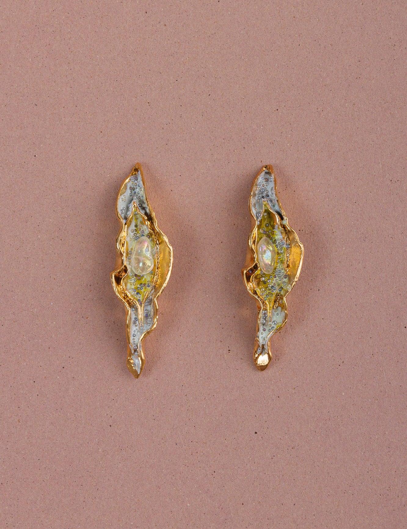 Sea Lettuce Earrings