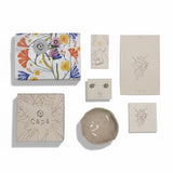 Coca S Stud Earrings + Ceramic Jewelry Dish Kit