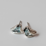 Aquamarine Stud Earrings