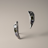 Three Seeds Pod Stud Earrings