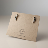 Three Seeds Pod Stud Earrings