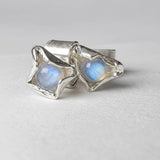 Moonstone Stud Earrings