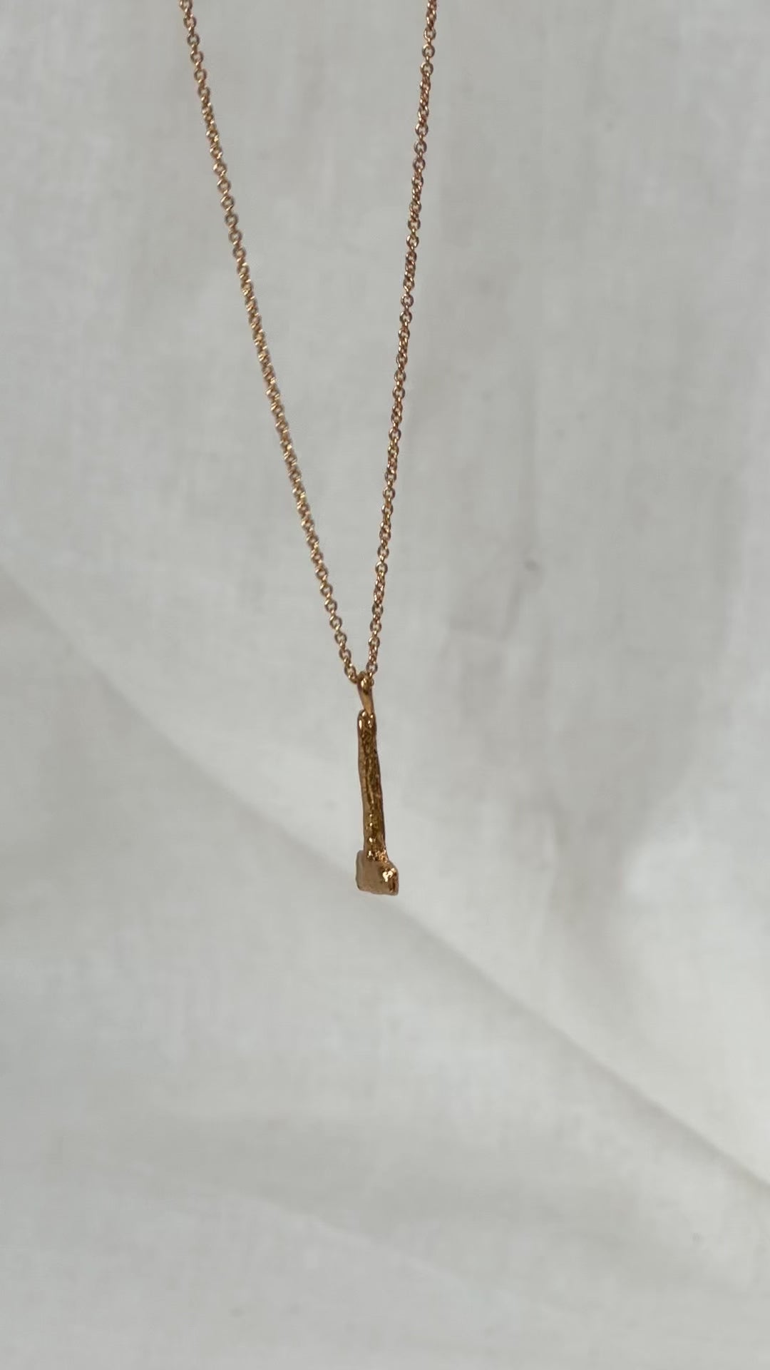 Gold Plated Hammer Necklace