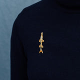 Barracuda Brooch