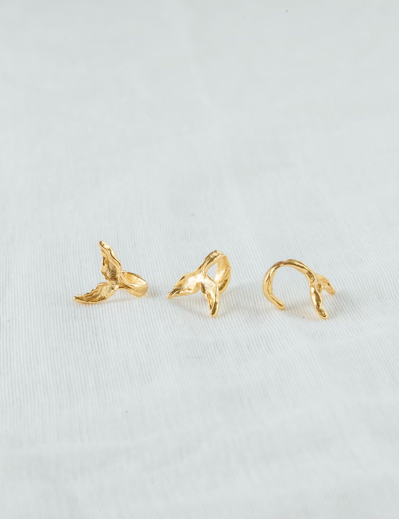 Whale tail  Ear cuff