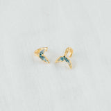 Whale tail  Ear cuff