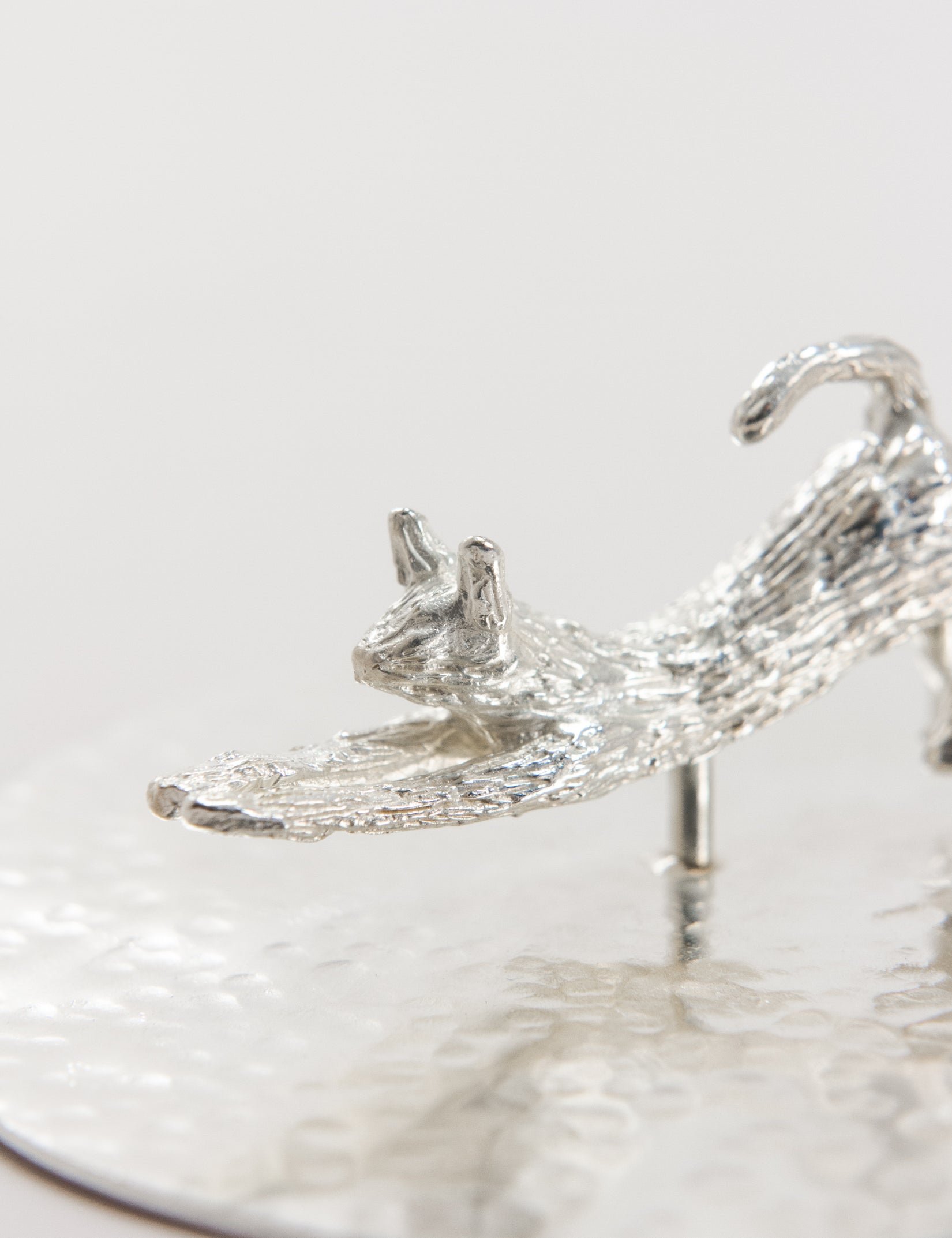 Sleepy Cat Sculpture